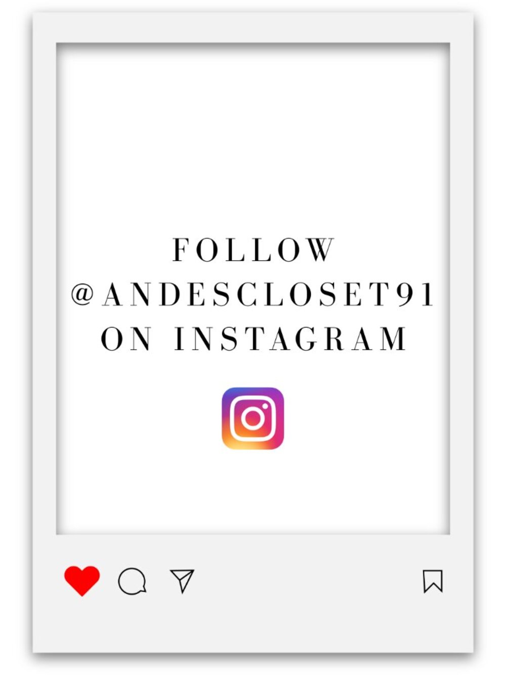 Follow along on Instagram!